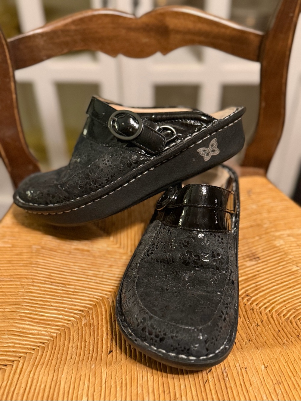 Alegria Black Embossed Seville size 38 - Picture 6 of 6